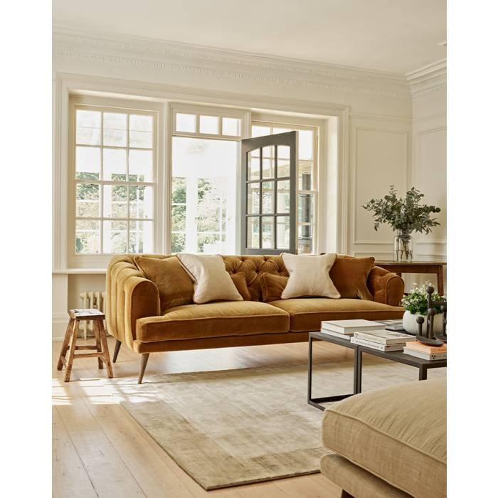 Chesterfield sofa shop and coffee table