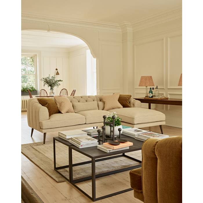 Tufted sofa hotsell living room