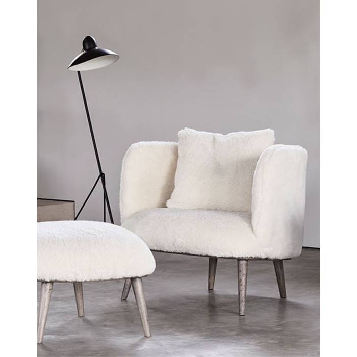 Isaac Wool Upholstered Mid Century Armchair Love Your Home