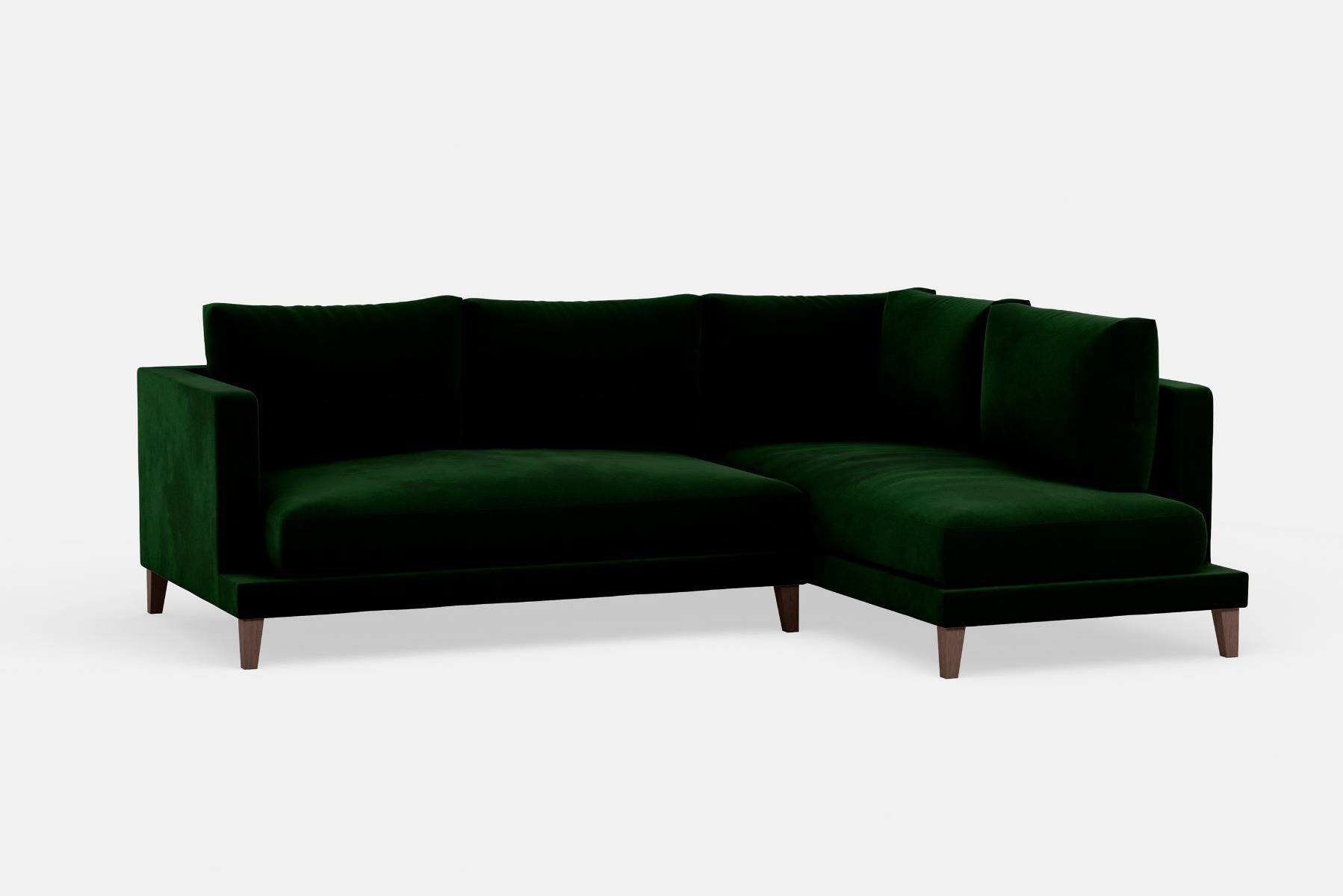 Evergreen velvet 2024 sofa