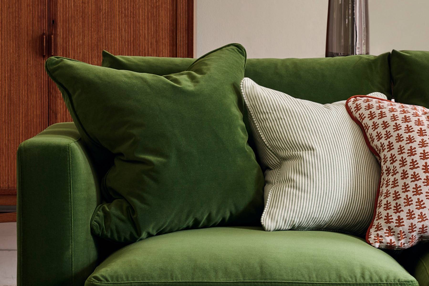 Studio Stain Resistant Velvet Cushions Love Your Home