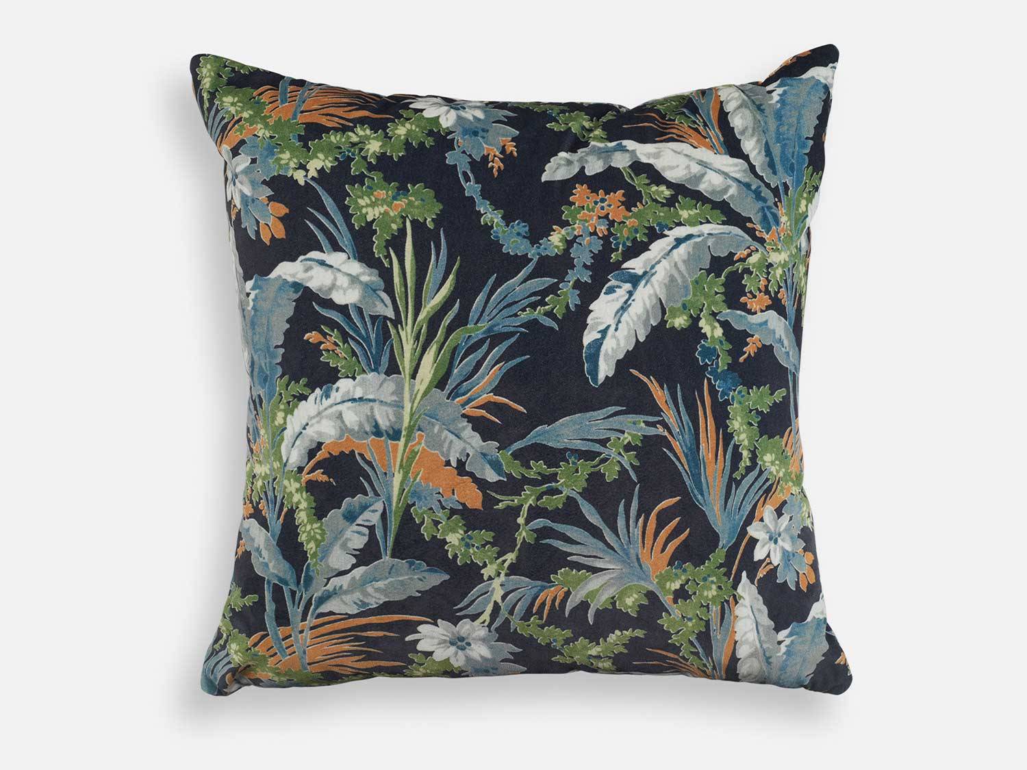 Botanical Print Stain Resistant Velvet Cushions
