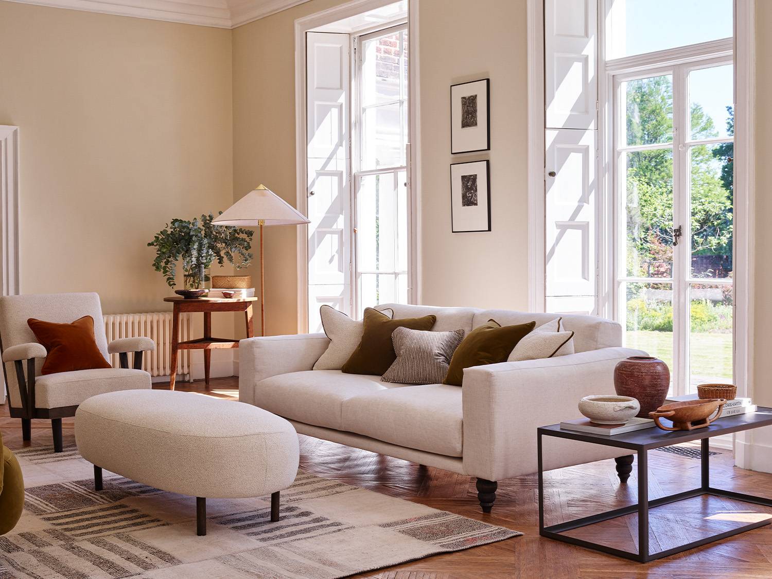 Long footstool cheap