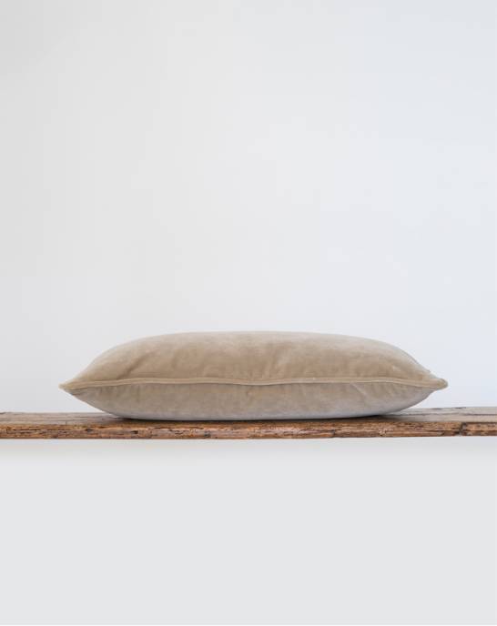 Available Now - Cushion - Rectangular - Studio Rich Stain Resistant Velvet Mink