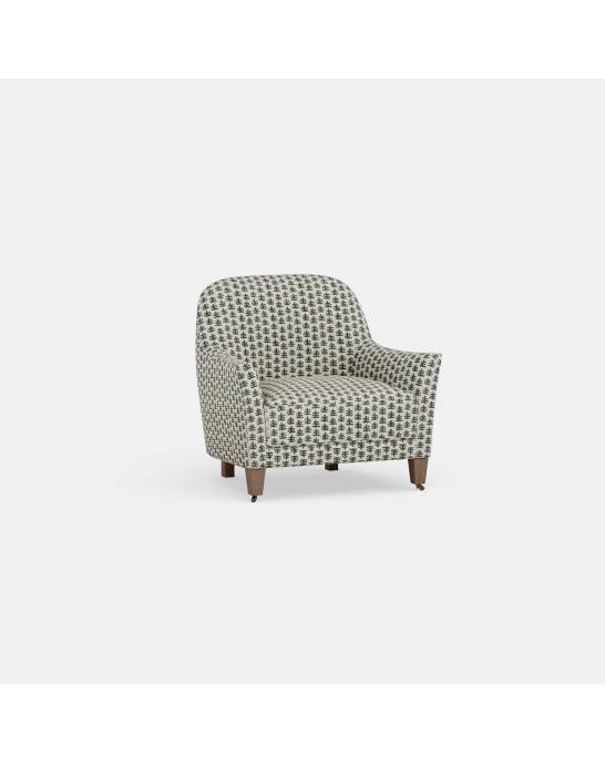 Available Now - Bloomsbury Armchair - Tobias and The Angel Coral Squid Ink