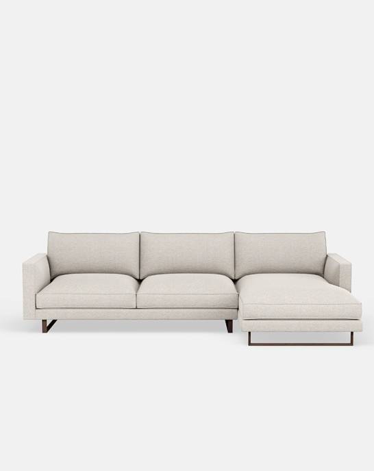 Available Now - Byron Symmetrical Corner Sofa - 3 seater - House Wool, Fawn