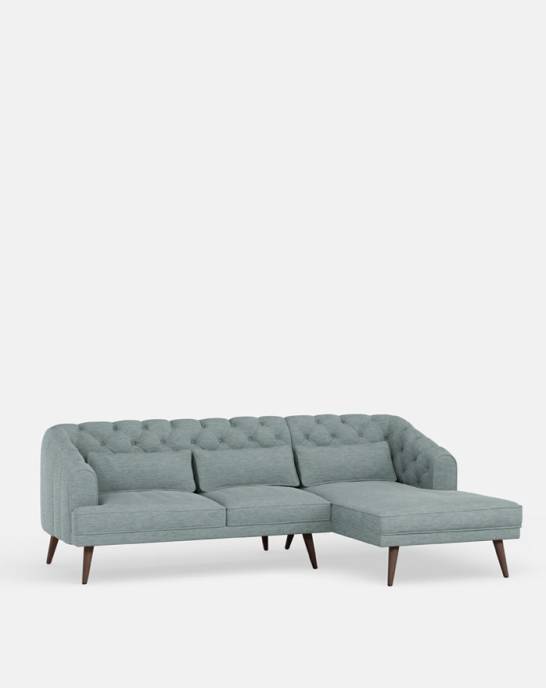 Earl Grey Corner Sofa with Chaise