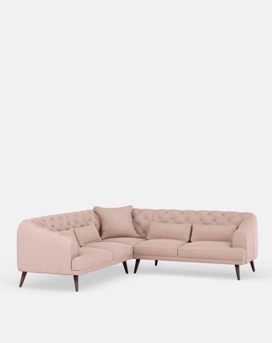Earl Grey Symmetrical Corner Sofa