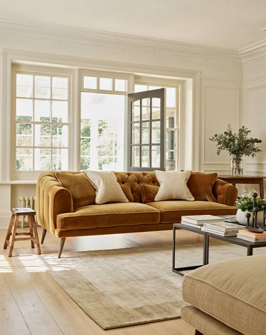 Earl Grey - Modern Chesterfield Sofa