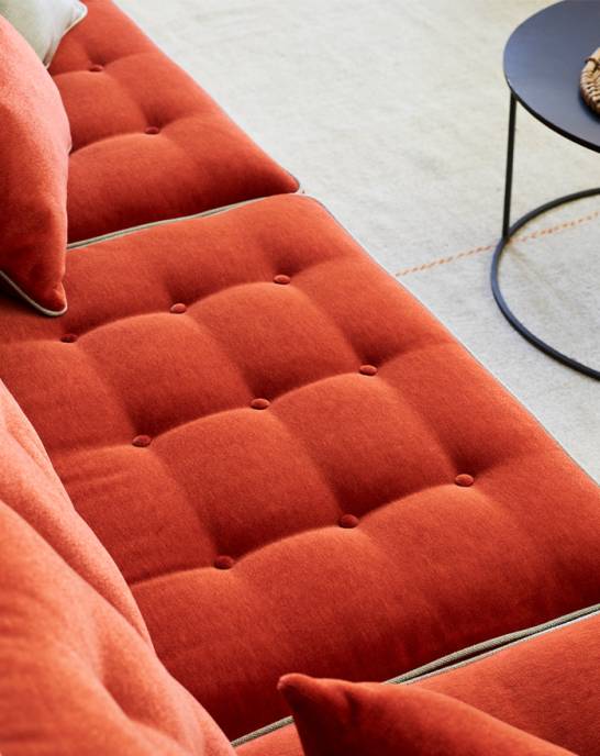 Harper - Contemporary Buttoned Sofa