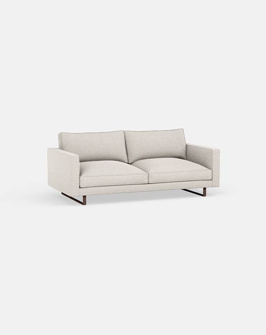 Available Now - Byron Piped Sofa - 3 Seater - Artisan Weave, Sourdough