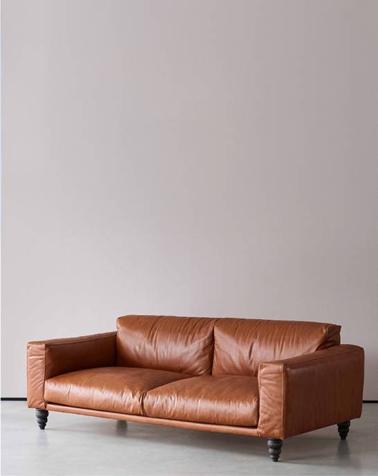 Ex-Display - Maximus Sofa - Bespoke size - Brooklands Leather Tan