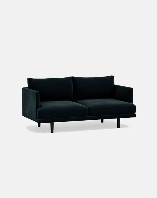 Available Now - Ottilie Sofa - 2 seater - Studio Rich Stain Resistant Velvet Squidink