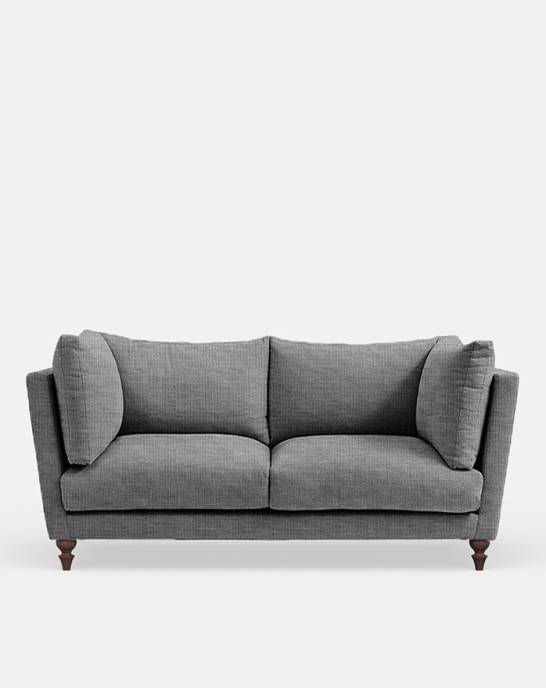 Ex Display - Angelina Sofa - 2 Seater - Pure Stain Resistant Linen Graphite