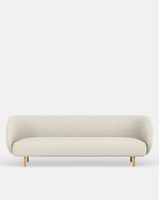 Ex Display - Hepworth Sofa - 4 Seater - Boucle Leopard