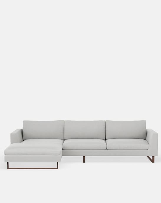 Ex Display - Jasper Sofa - 3 Seater - Studio Soft Linen Cotton Silver